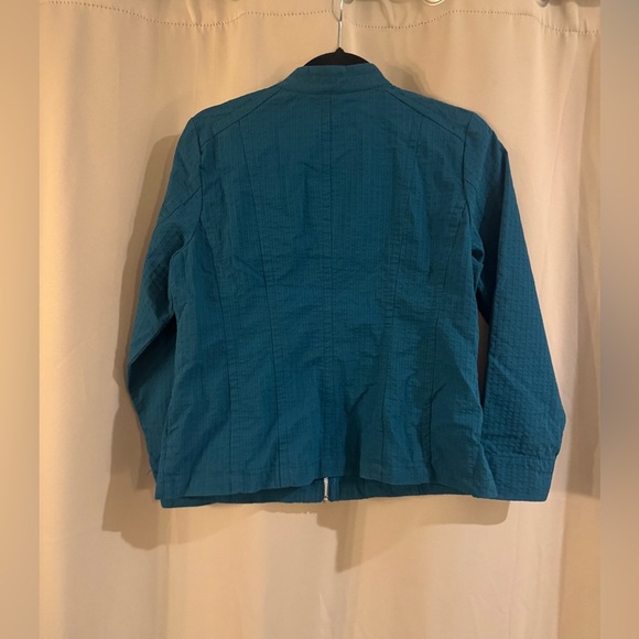 Women's Teal Christopher & Banks Light Jacket - Picture 2 of 5
